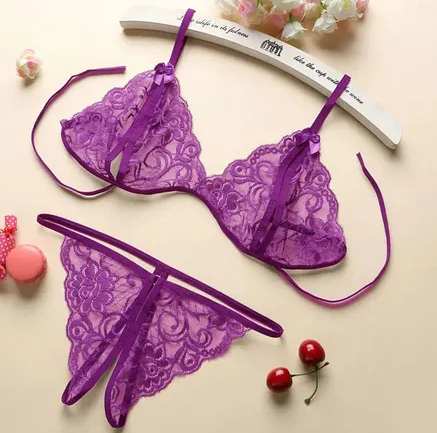 Tantalising Lace-up Lingerie Set