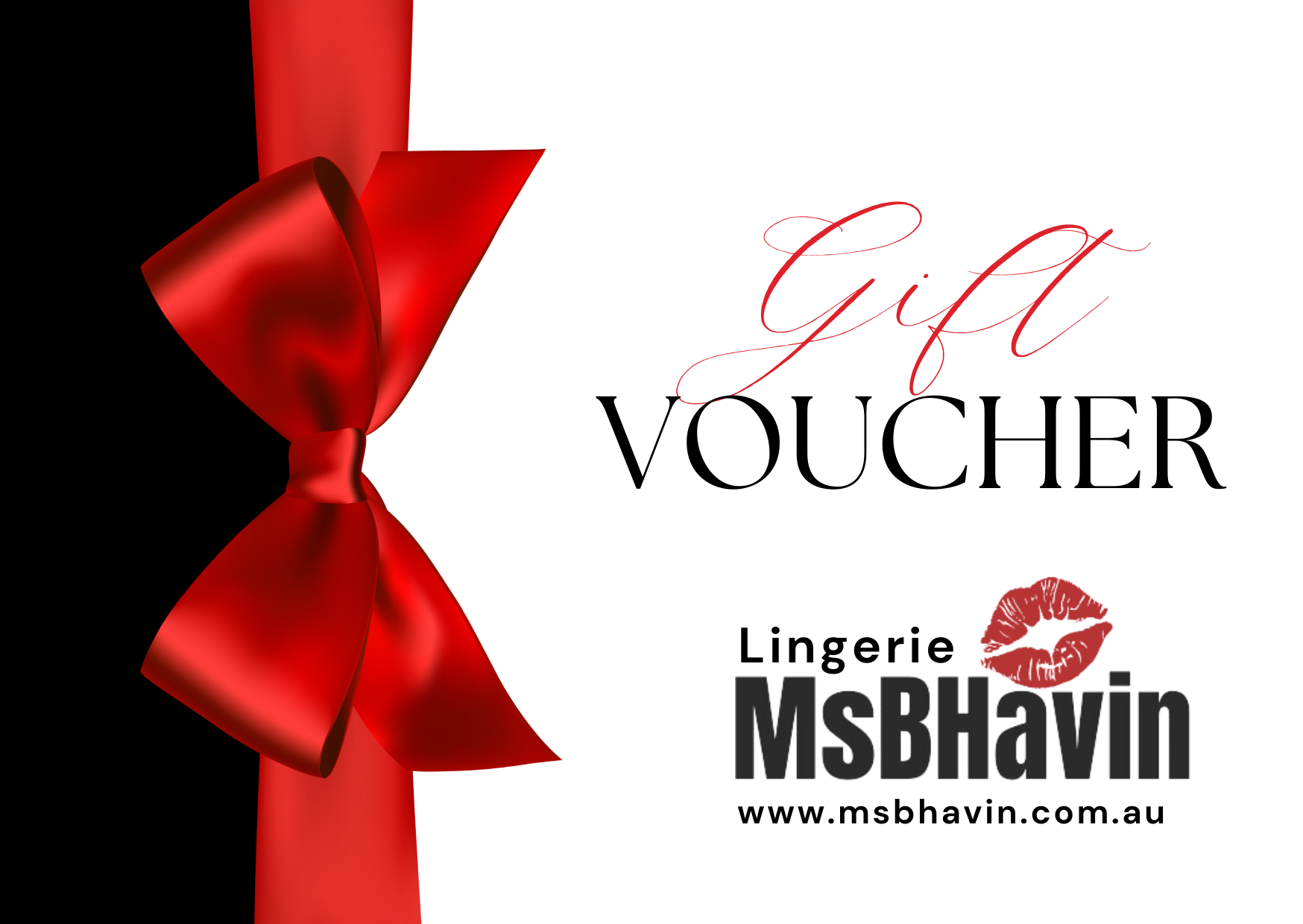 MsBHavin Lingerie eGift Card