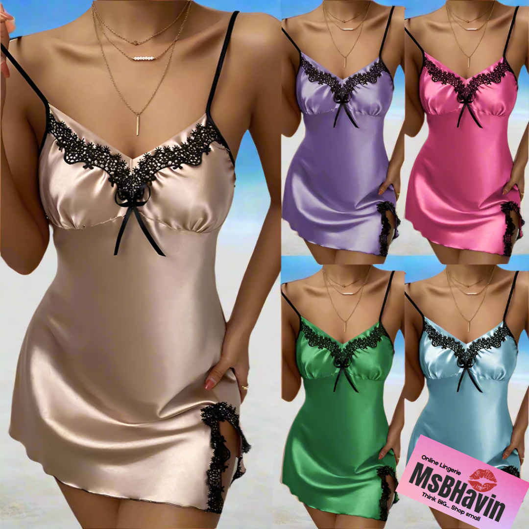 Coral Collection Satin Chemise