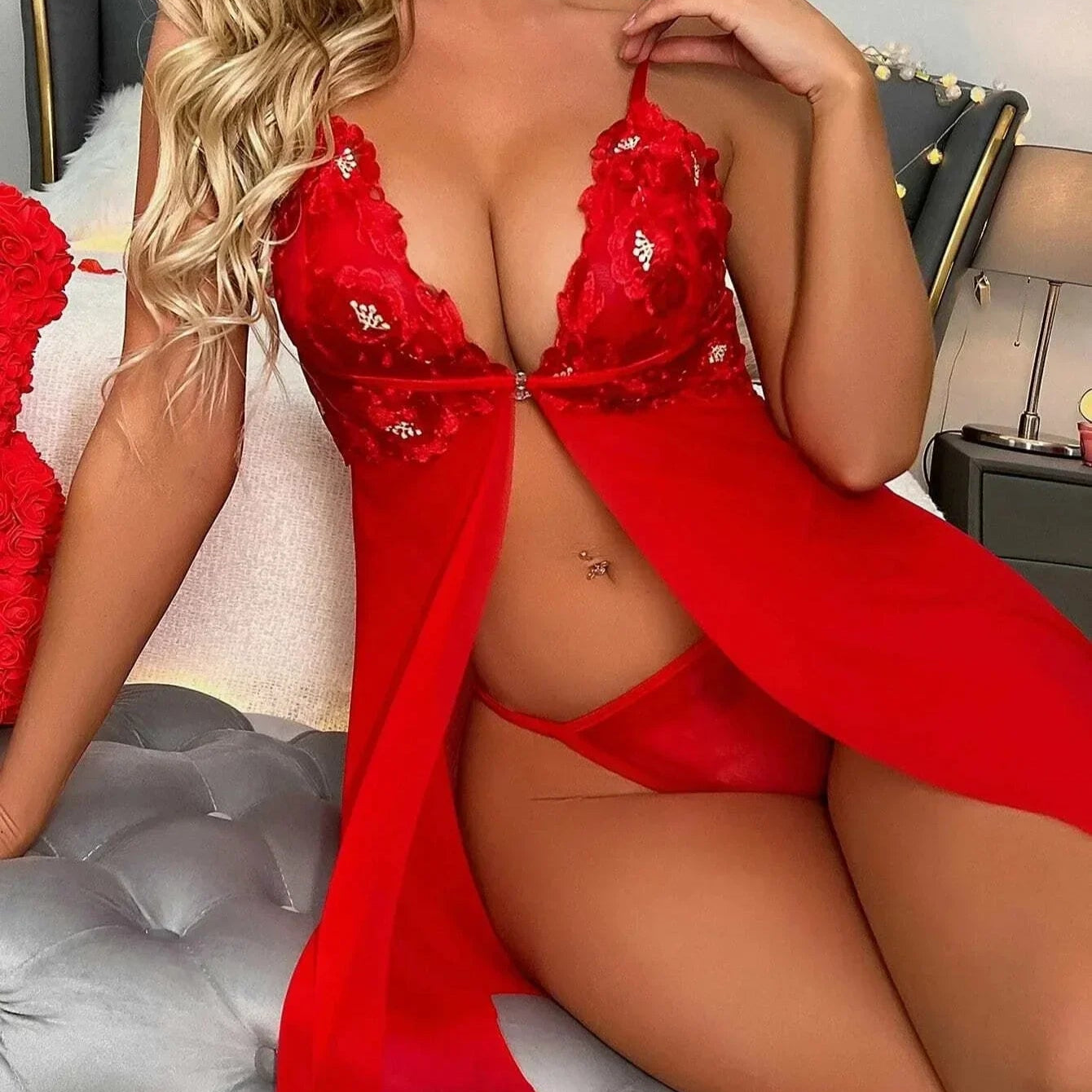Ruby Red Babydoll