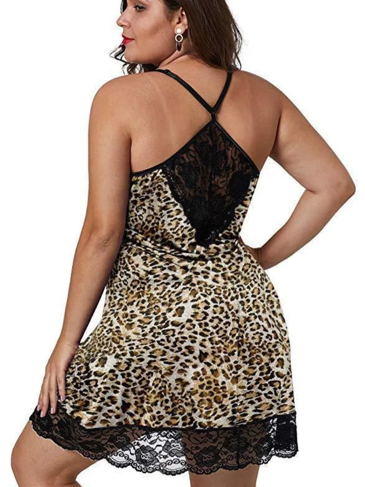 Animal - Seductive Plus Size Lace Chemise