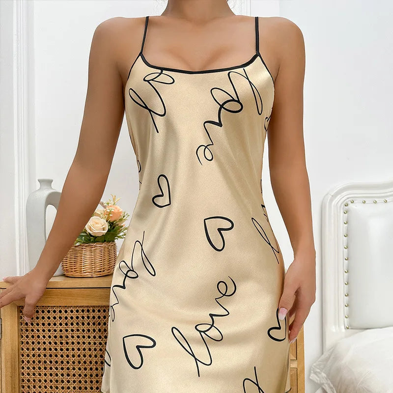 Love Luxe Print Nightie