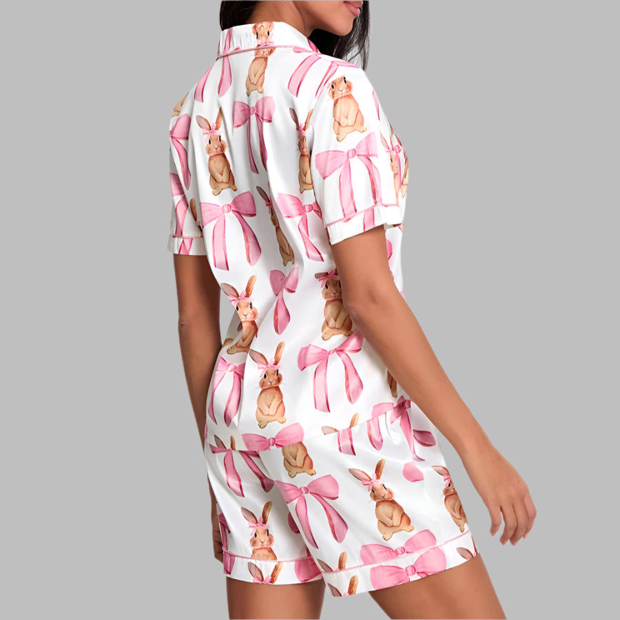 Bunny Satin Pajama Set