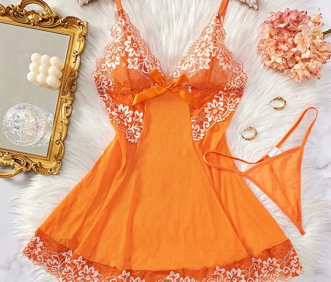 S-XXL - Elegance Embroidered Baby Doll