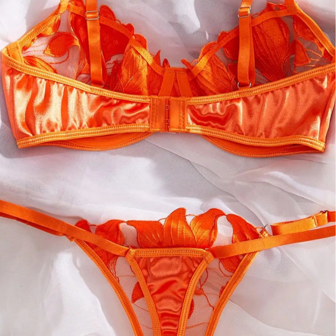 Fiery Lily Lingerie Set