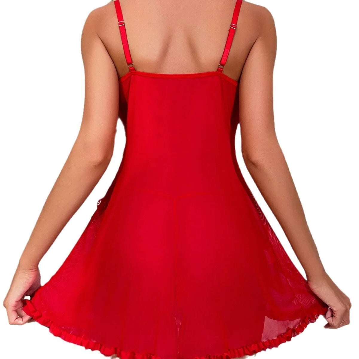 Christmas Temptation Babydoll Set