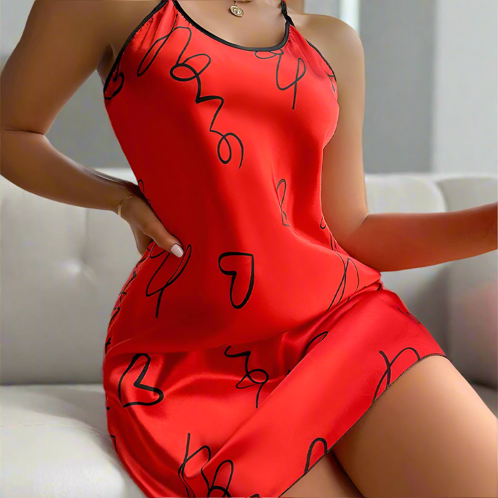 Love Luxe Print Nightie
