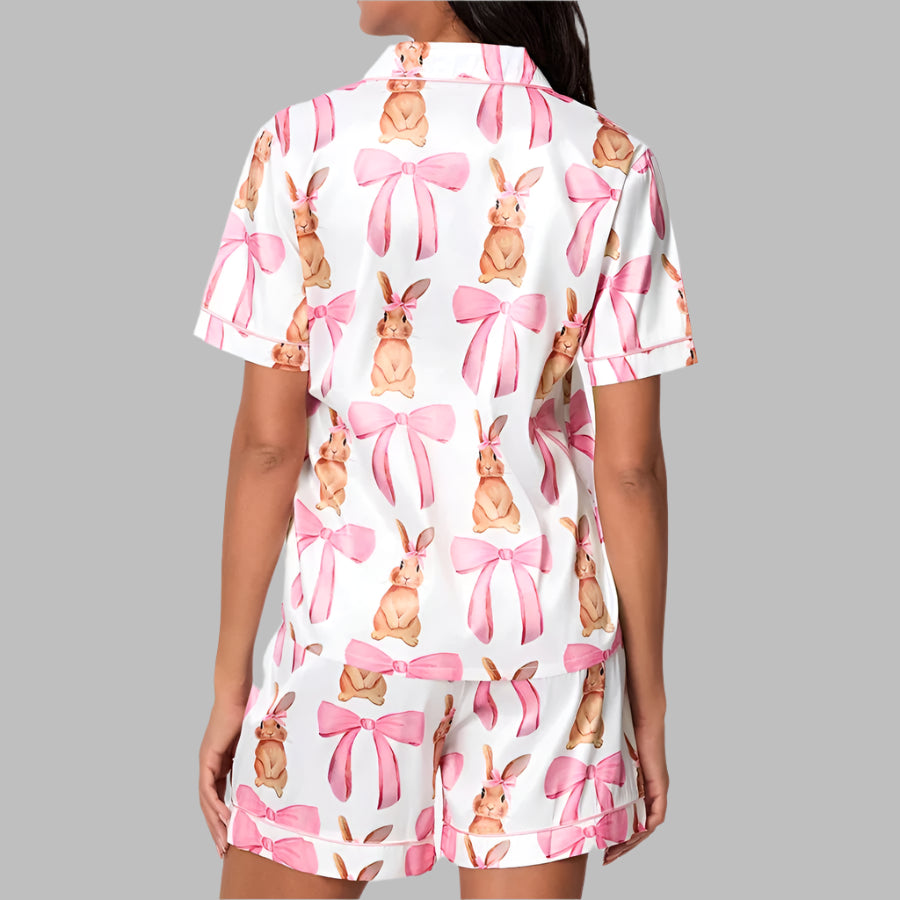Bunny Satin Pajama Set