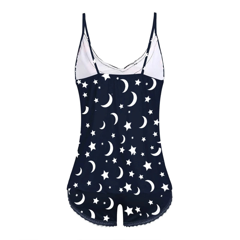 Stars and Moon Sexy Short Set