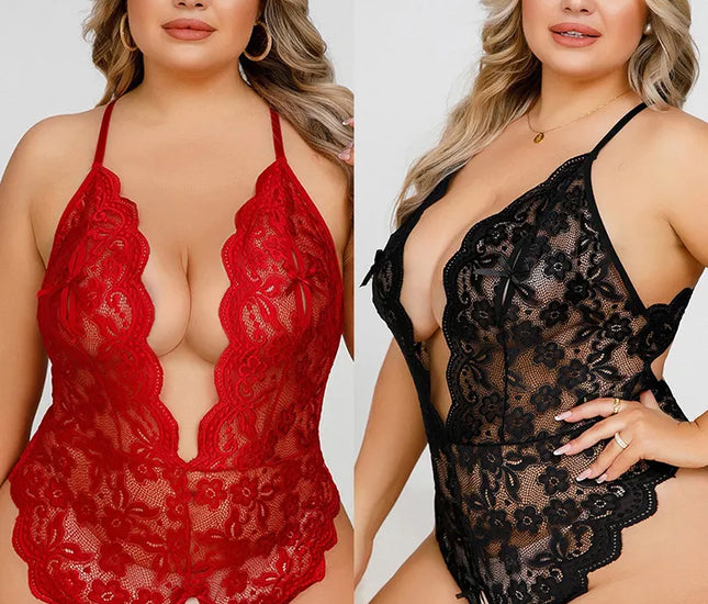 Lace Desire Diamante Teddy