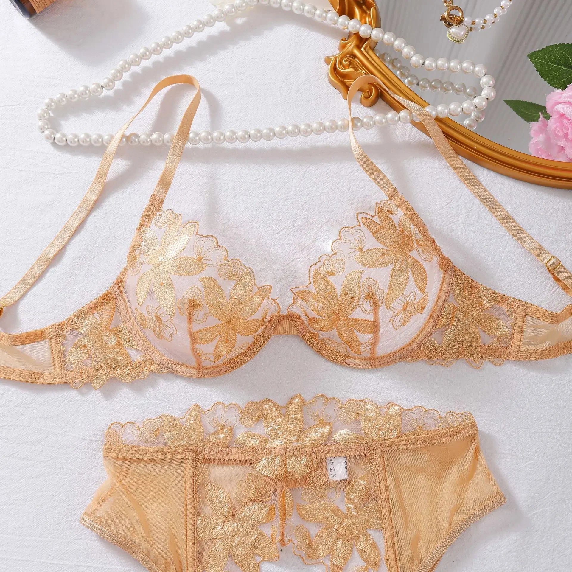 Be Brazen Be Bold and delight in Gold - Golden Temptation 2 Piece Set